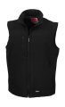 Heren Softshell Bodywarmer Result R123X Black-Black